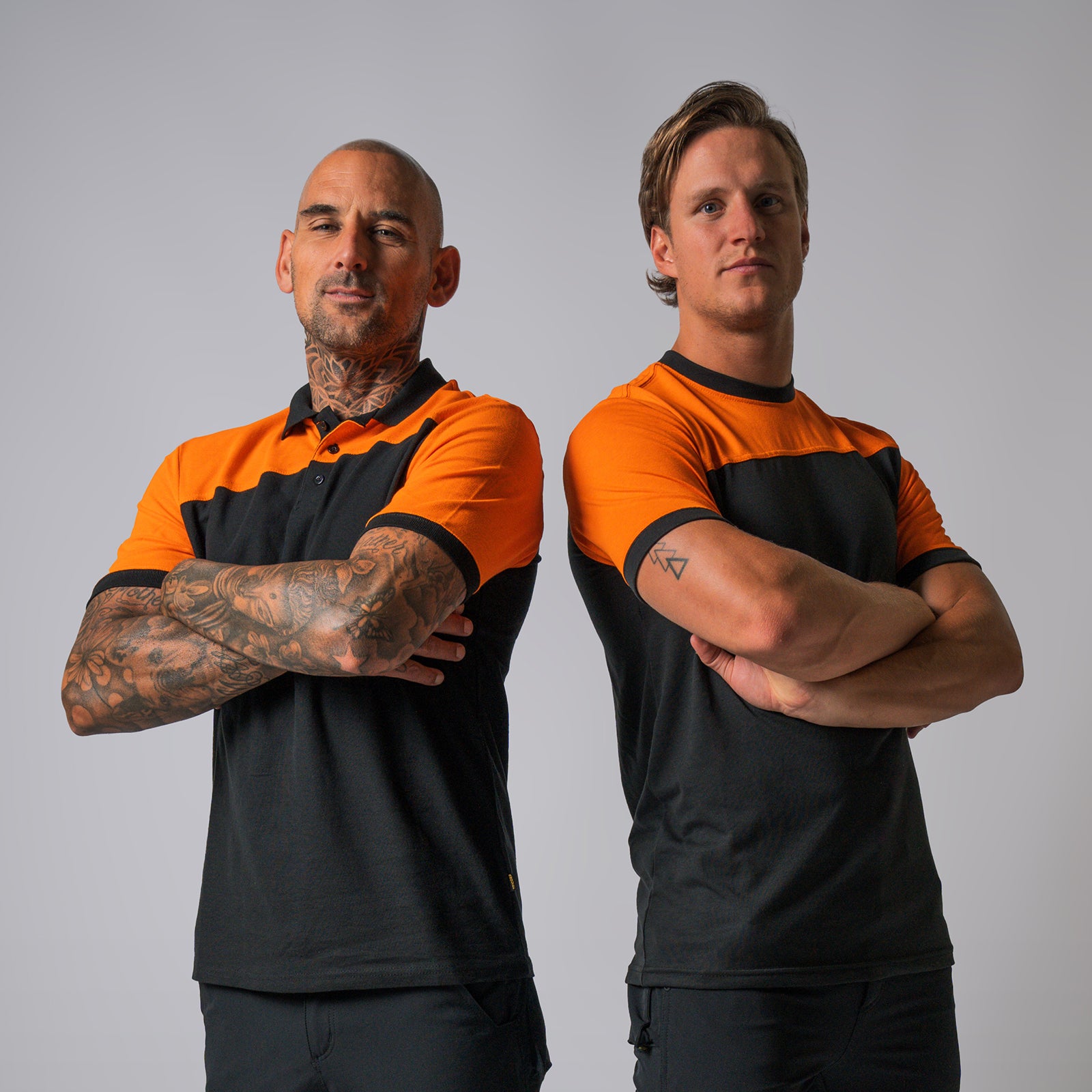 Two professionalos wearing Tricorp Bicolor Contrasting Seams