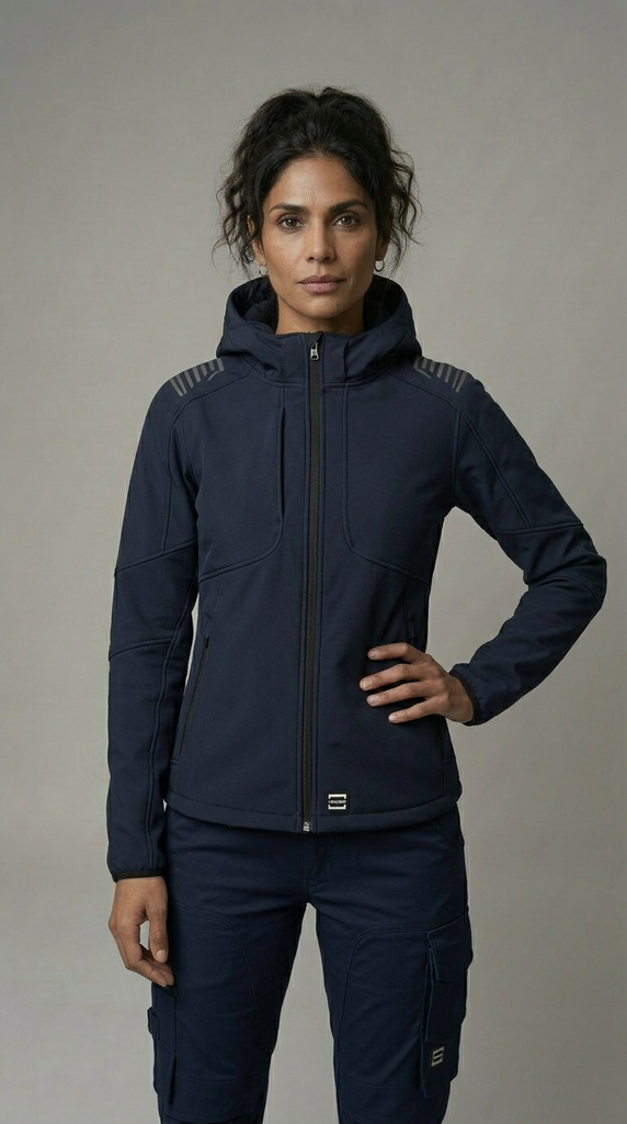 Blouson Softshell Capuchon Luxe Redefined Femme