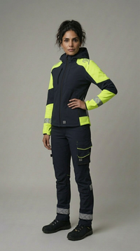Women's Hooded Softshell Reflective Redefined