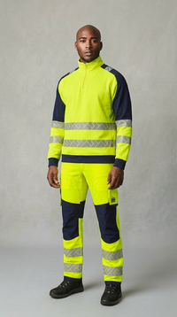 Zip Sweater High Vis Redefined Industrially Washable