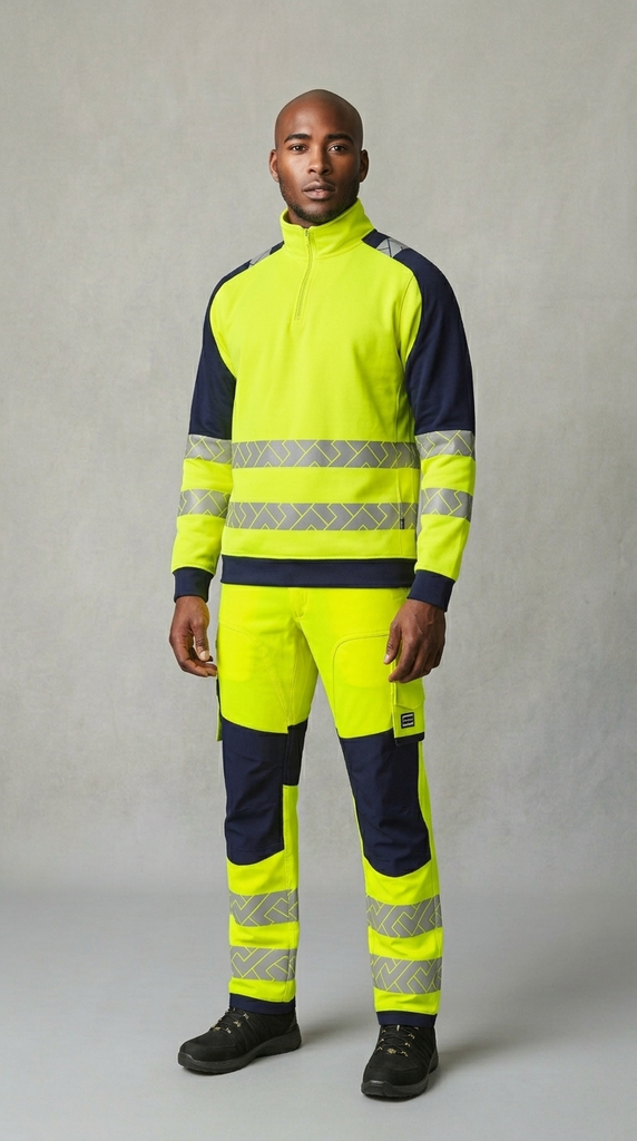 Zip Sweater High Vis Redefined Industrially Washable